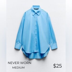 OVERSIZED POPLIN SHIRT